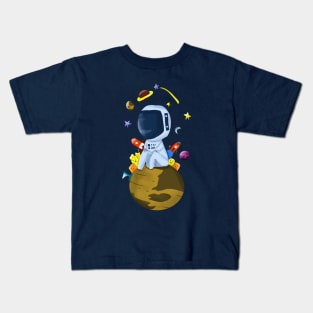 Astronaut Doodle Kids T-Shirt